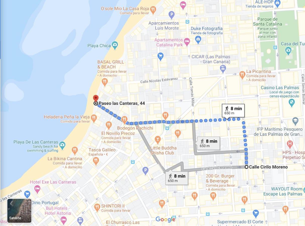 Citybeach - Parking & Wifi Лас-Пальмас-де-Гран-Канария Экстерьер фото